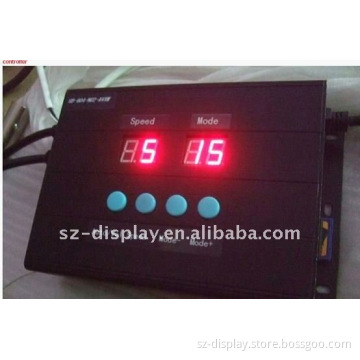 retail text display p10 single color indoor led message